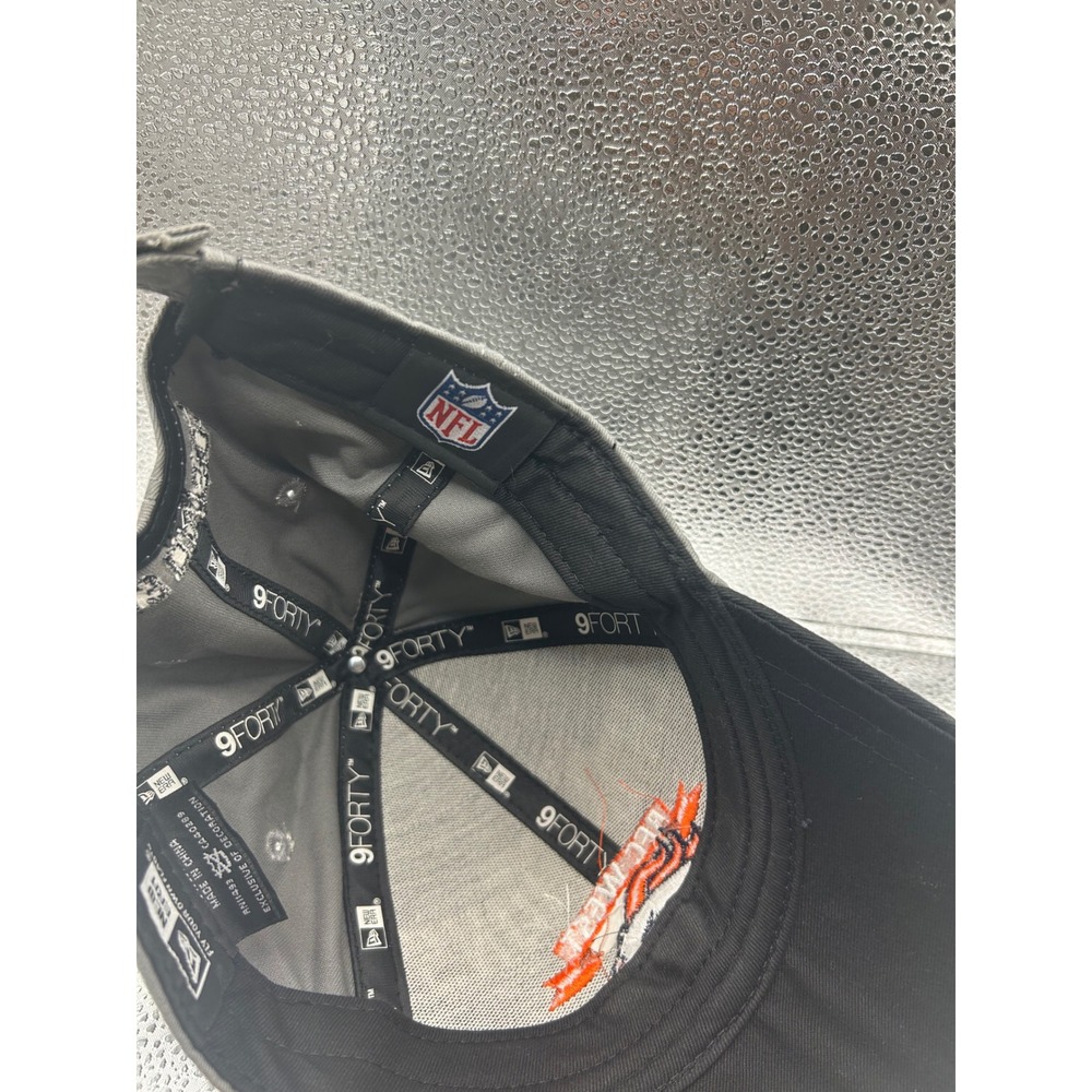 New Era Denver Broncos 2013 AFC West Division Champions Hat 9FORTY Black Grey - Picture 7 of 7